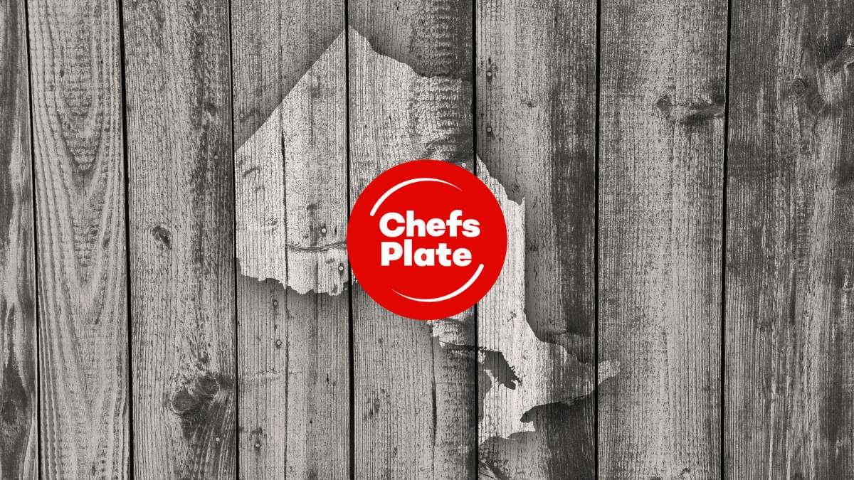 A stylized image of an outline of the province of Ontario for the the post: Chefs Plate Ontario.