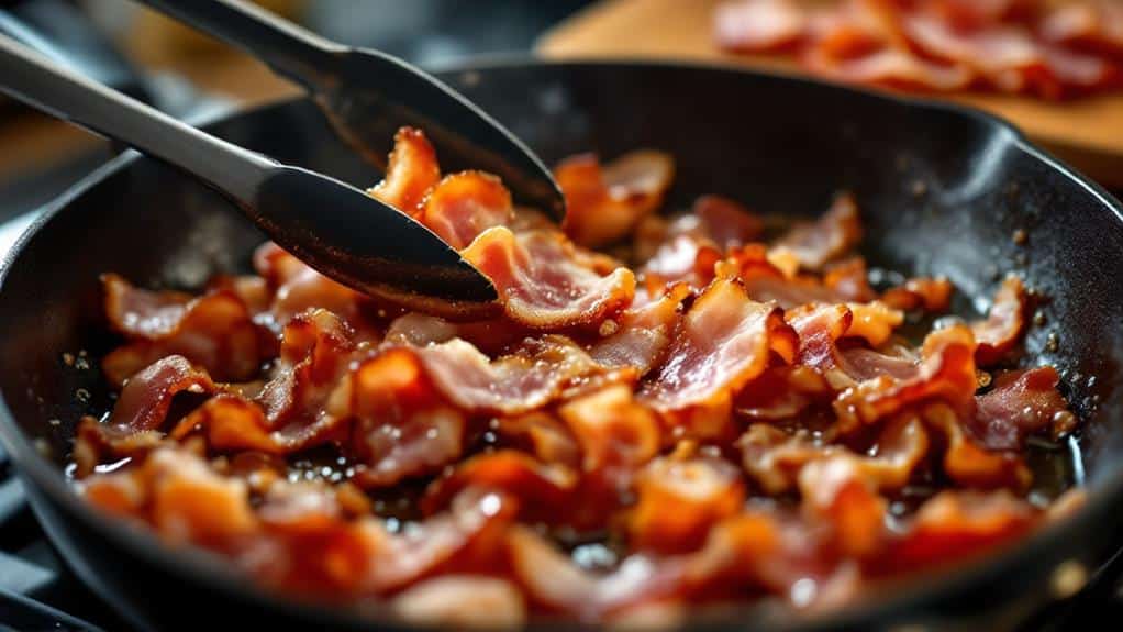 cook bacon until crispy