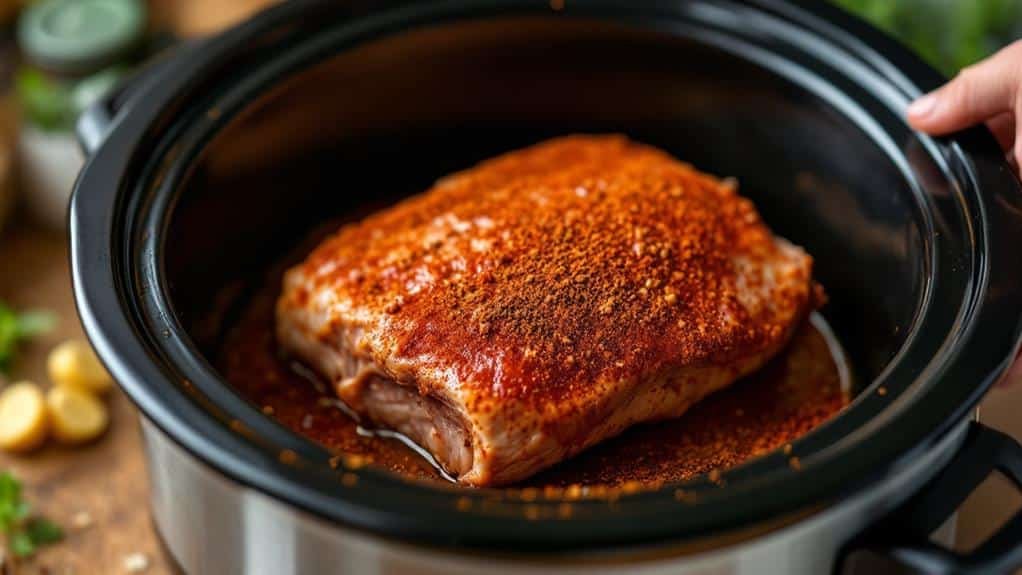 cooking pork in crockpot