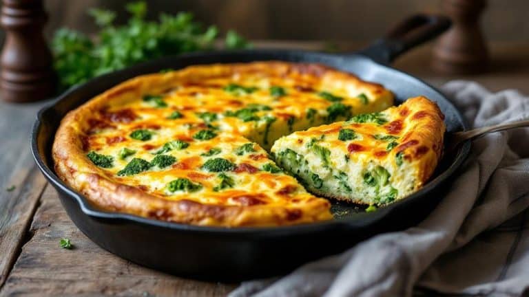 egg and broccoli dish