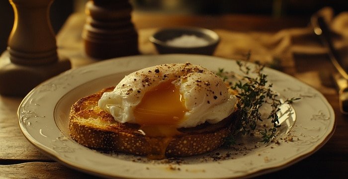 easy poached eggs