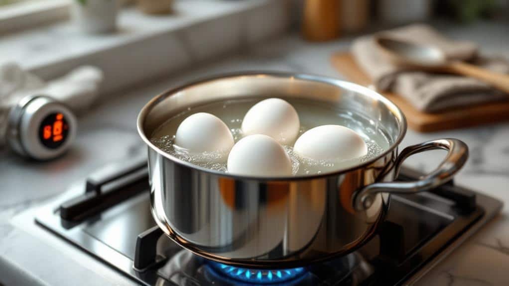 follow egg boiling instructions