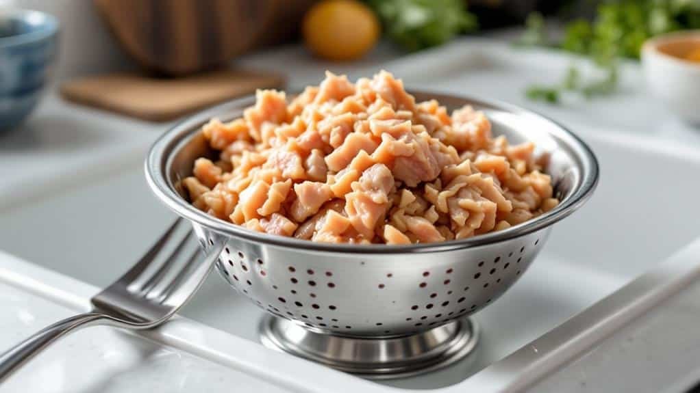 prepare tuna for salad