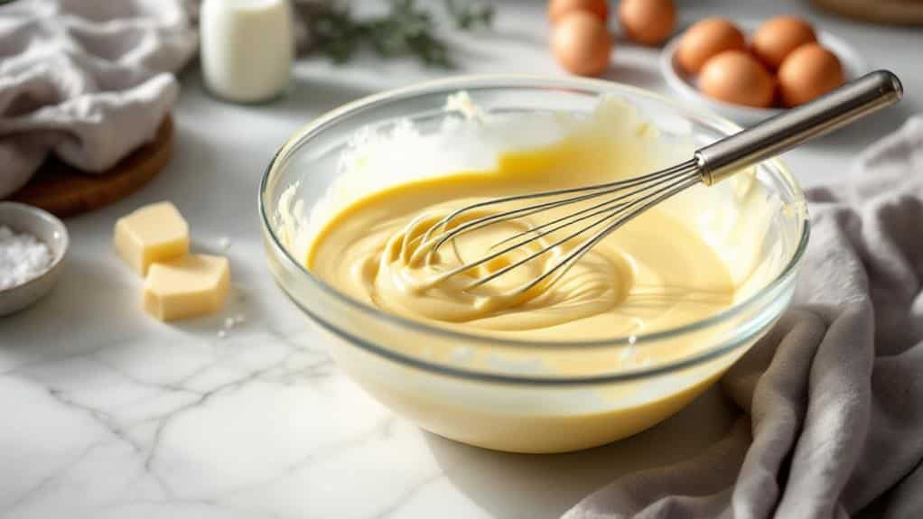 resting batter improves texture