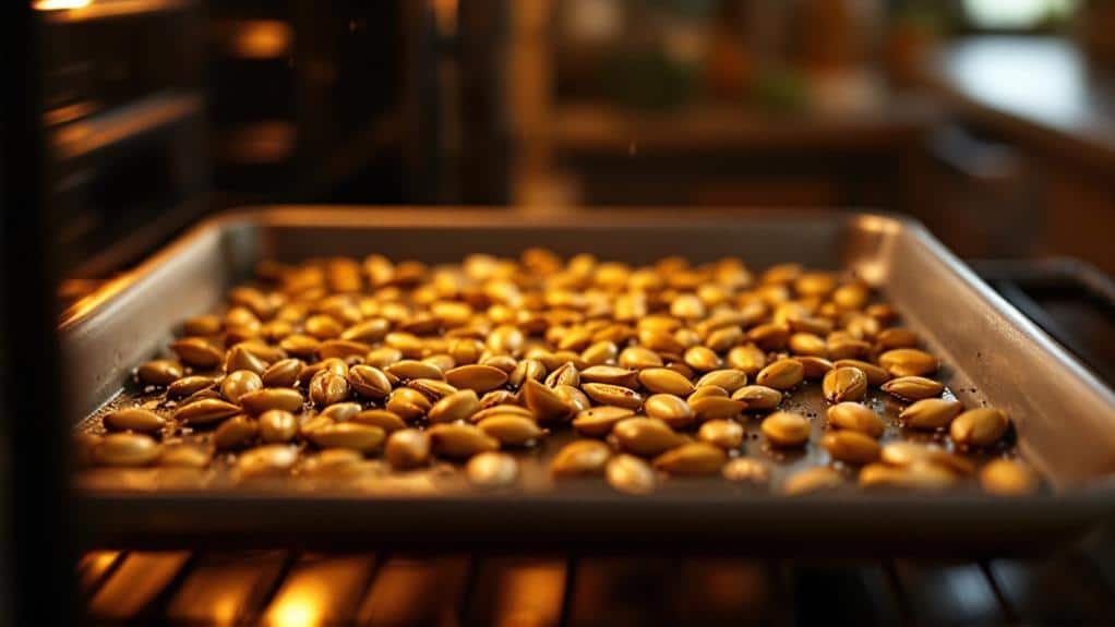 roast seeds for flavor