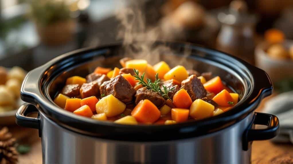 slow cooking with patience