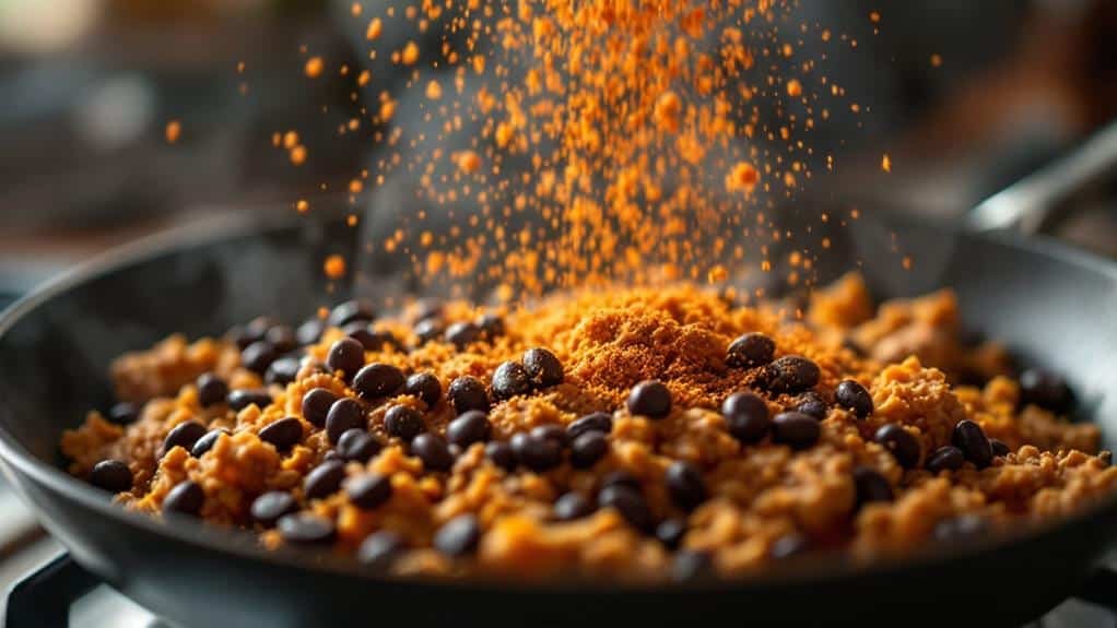 taco seasoning and beans