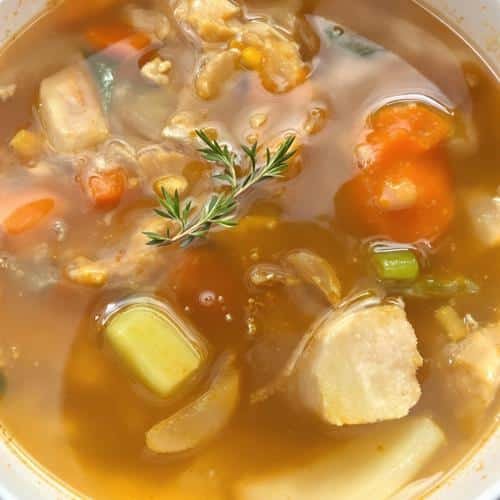 Soup hearty broth soup