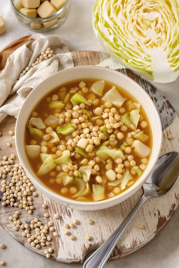 affordable comforting cabbage soup
