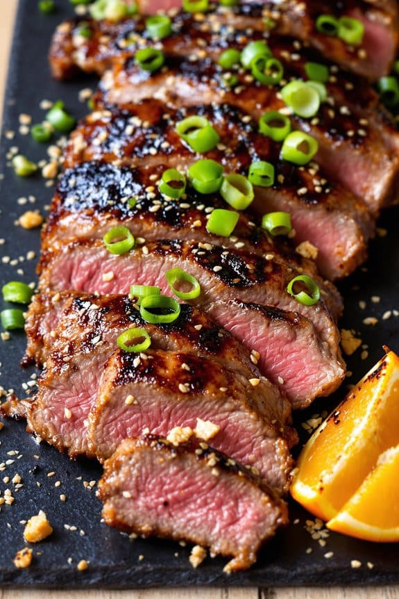 asian marinated steak tips recipe