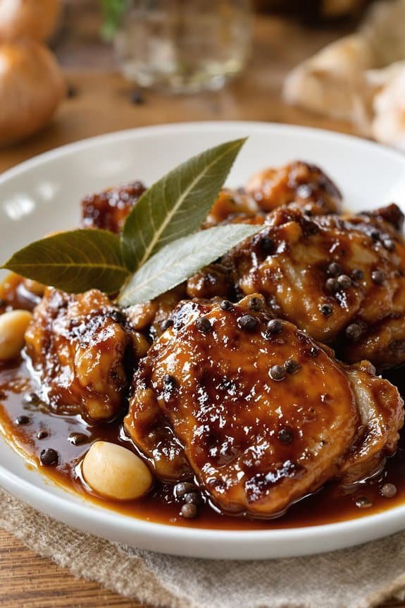 authentic filipino chicken adobo