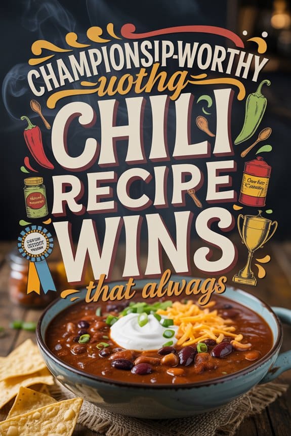 award winning chili recipe ncujw