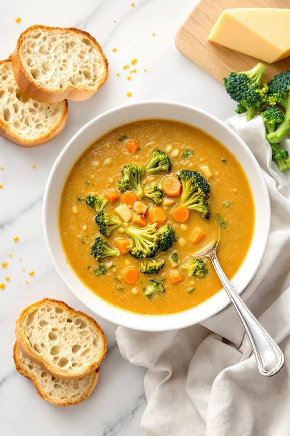 broccoli cheddar soup recipe