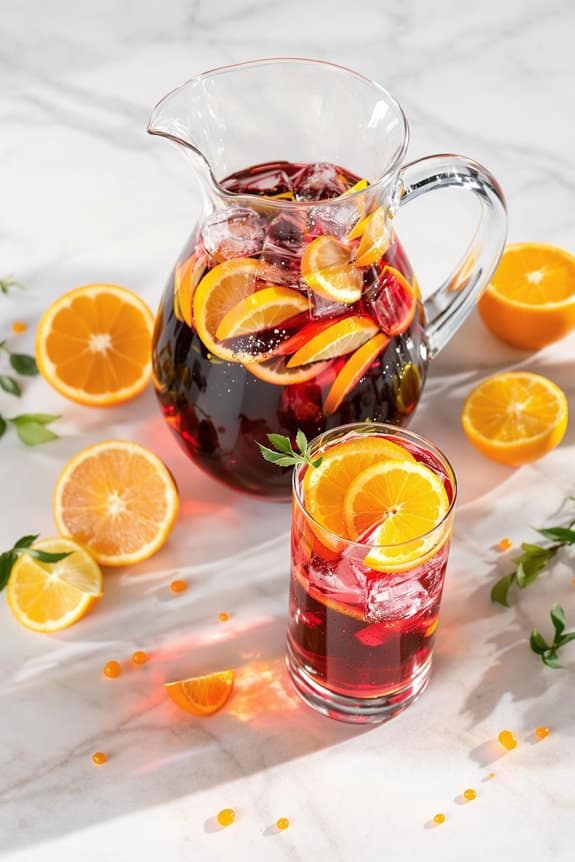 burgundy sangria cocktail recipe