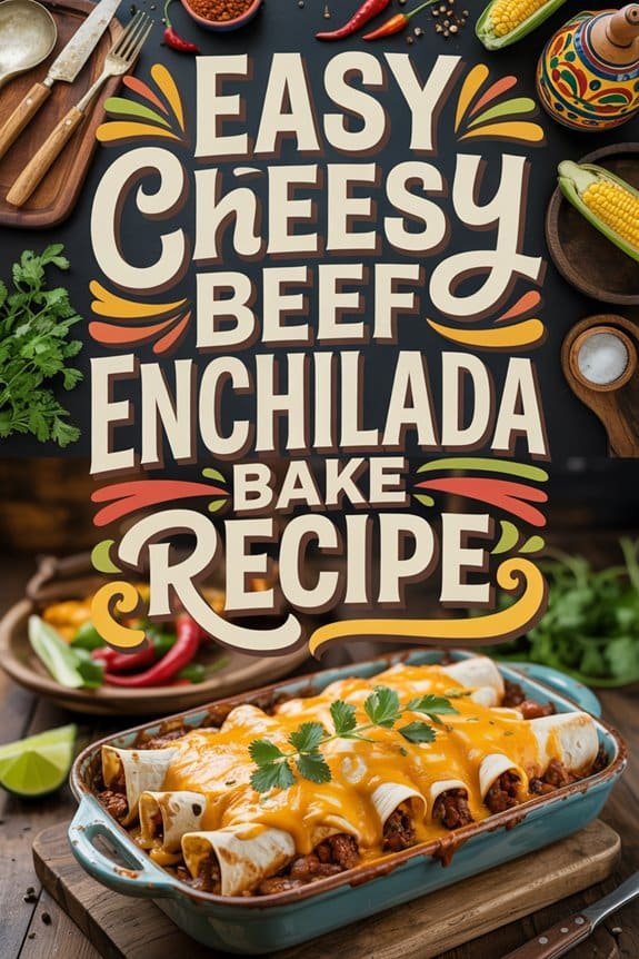 cheesy beef enchilada bake qv88l