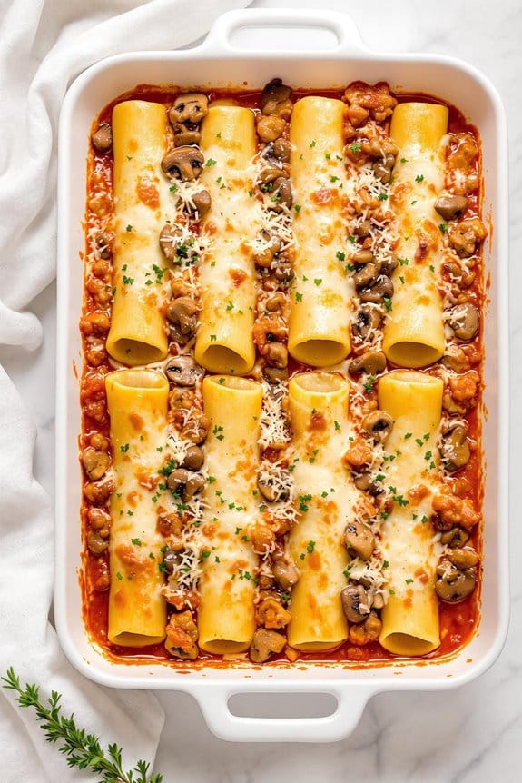 cheesy beef manicotti recipe