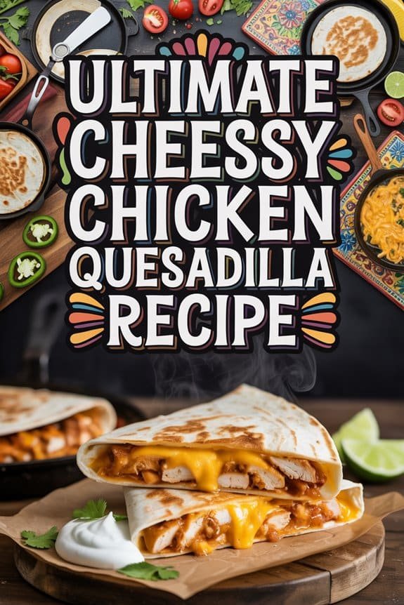 cheesy chicken quesadilla recipe o4jel