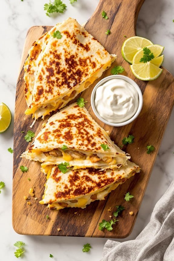 cheesy chicken quesadilla recipe