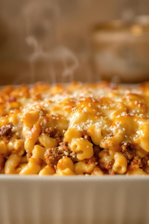 cheesy mac lasagna recipe