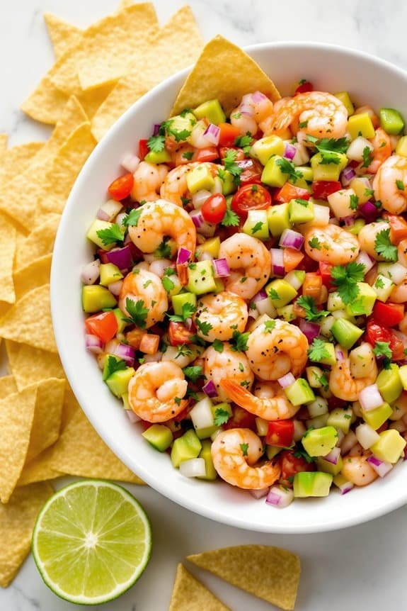 citrus infused shrimp dish