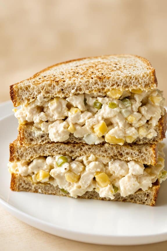 classic chicken salad sandwich