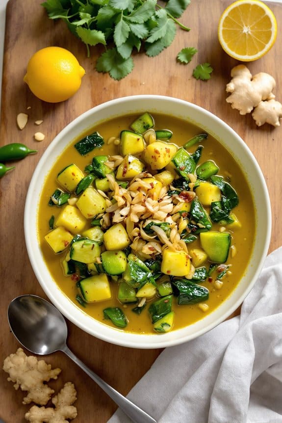 colorful veggie curry delight