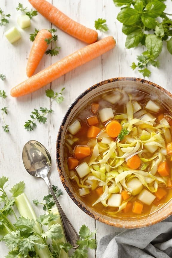 comforting cabbage soup recipe