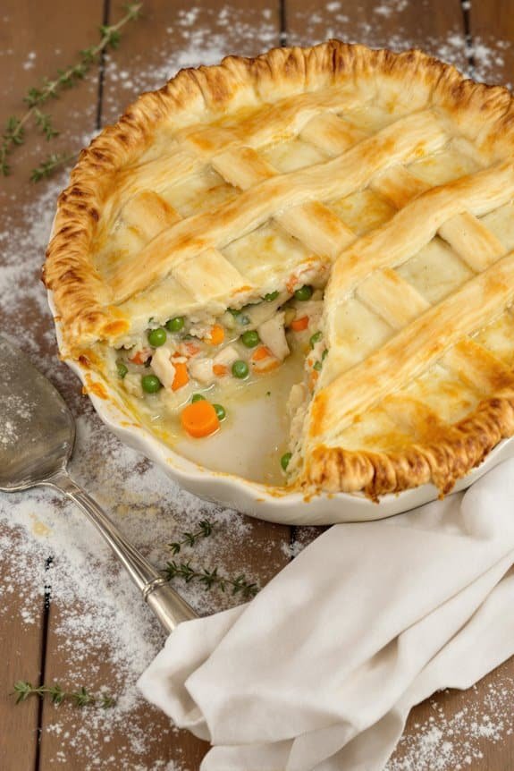 comforting chicken pot pie
