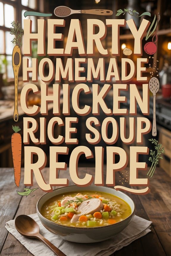 comforting chicken rice soup ylhlt