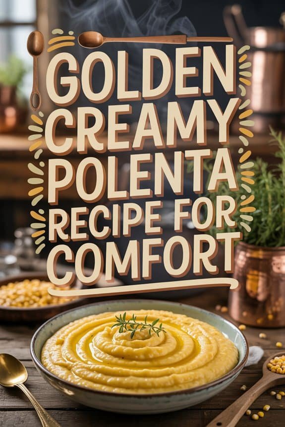 comforting golden creamy polenta ug0km