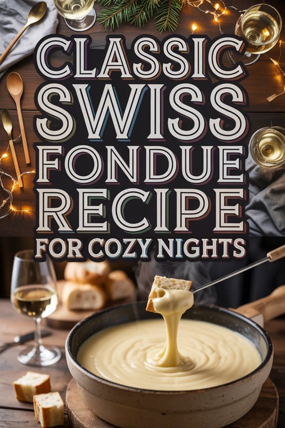 cozy classic swiss fondue g6lkm