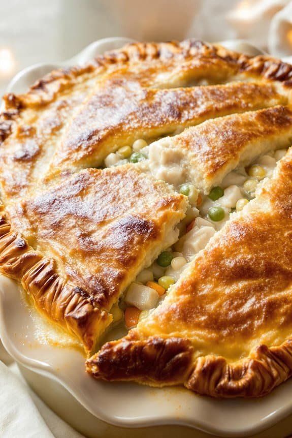 cozy homemade chicken pot pie