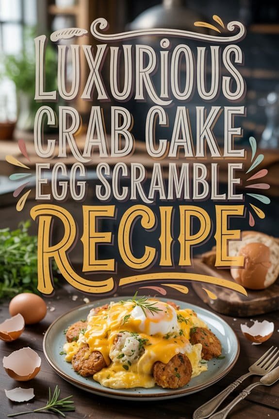 crab cake egg scramble gq7ar