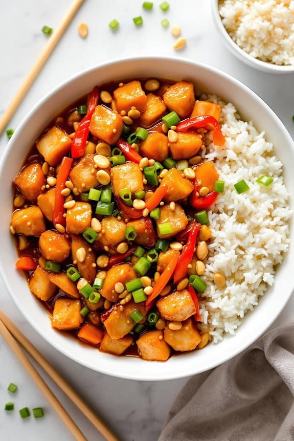 crave worthy kung pao chicken