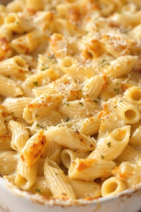 creamy baked ziti recipe