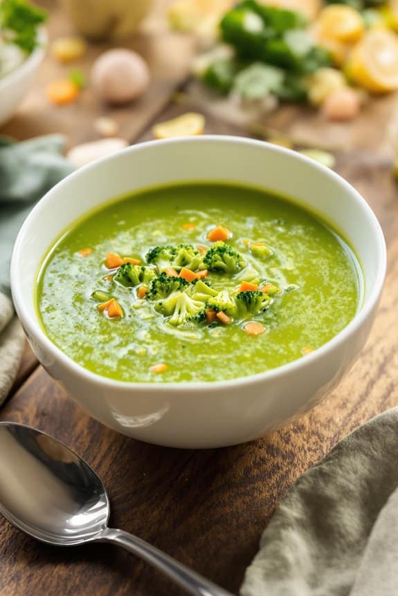 creamy broccoli soup recipe