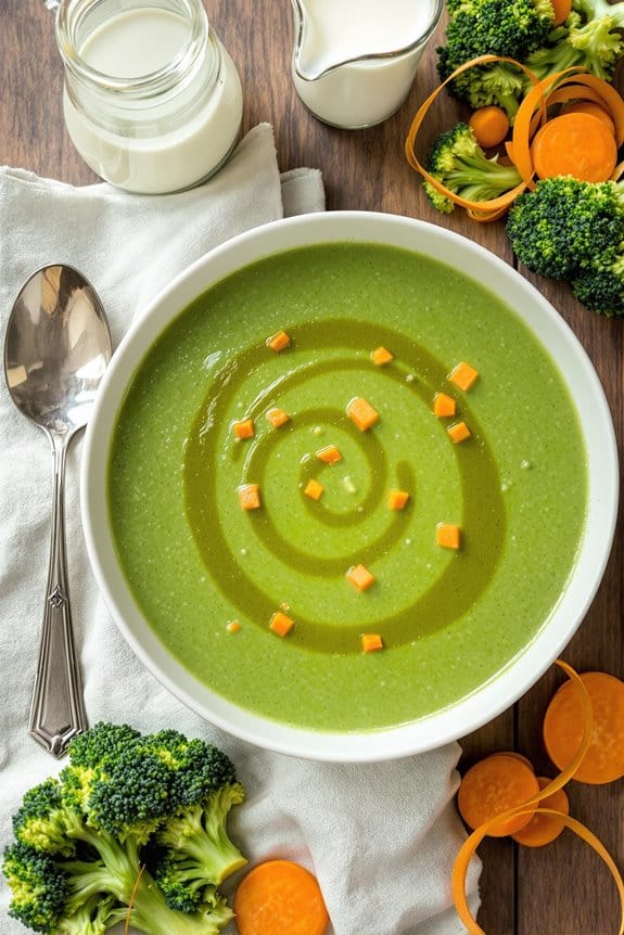 creamy broccoli soup recipe