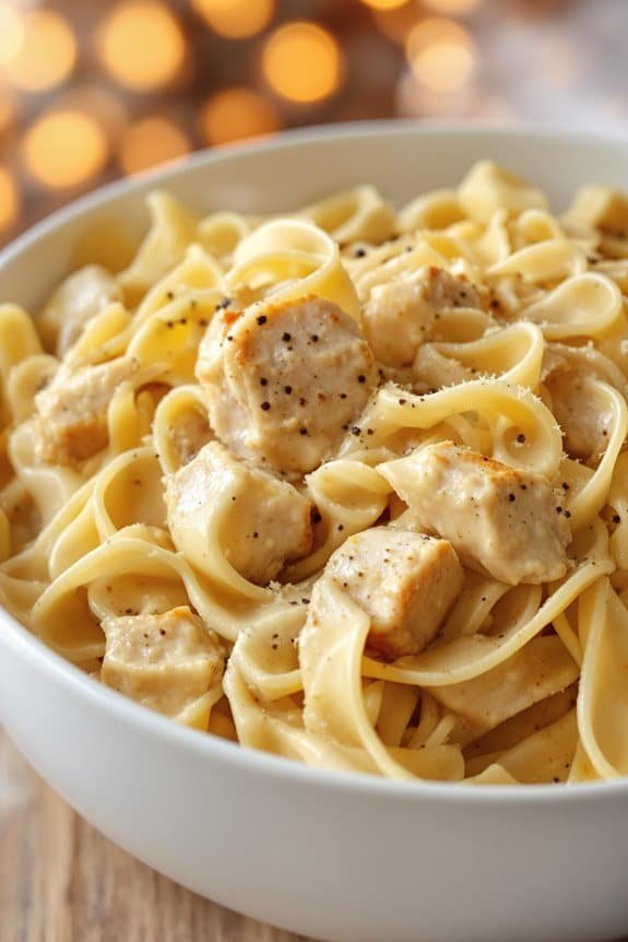 creamy chicken alfredo recipe
