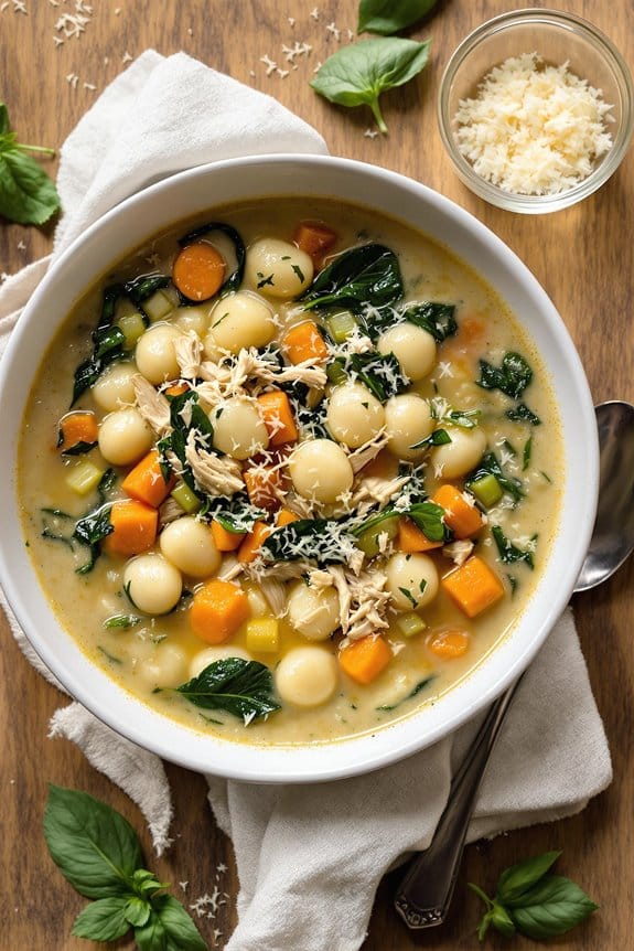 creamy chicken gnocchi soup