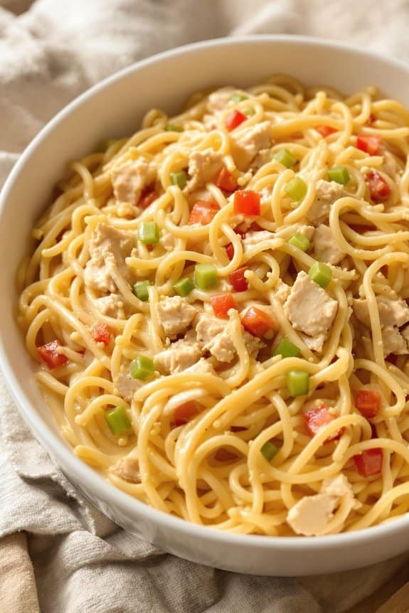 creamy chicken spaghetti recipe