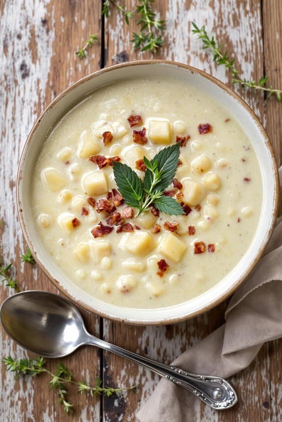 creamy clam chowder recipe
