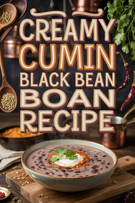 creamy cumin black bean e55dm