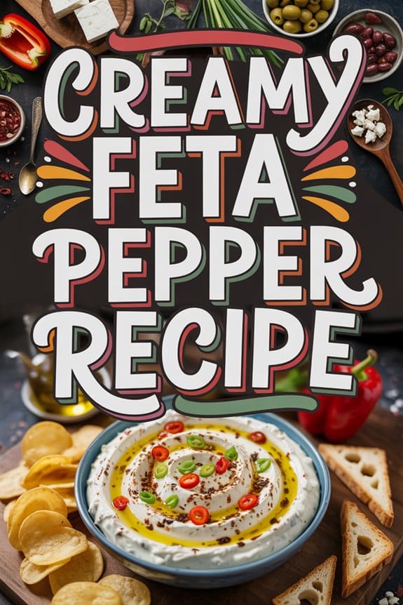 creamy feta pepper dip sasta