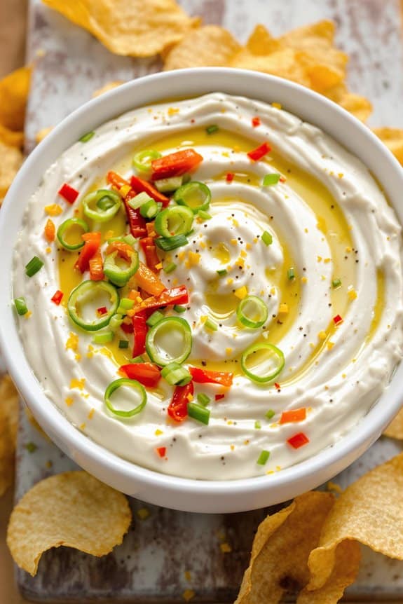 creamy feta pepper dip