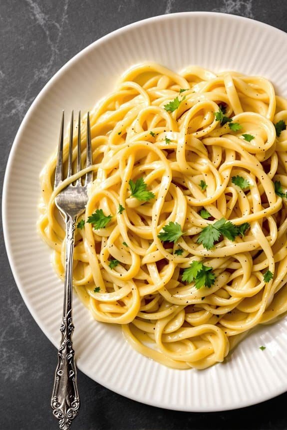 creamy fettuccine alfredo recipe
