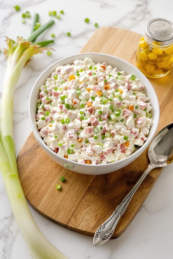creamy ham salad recipe