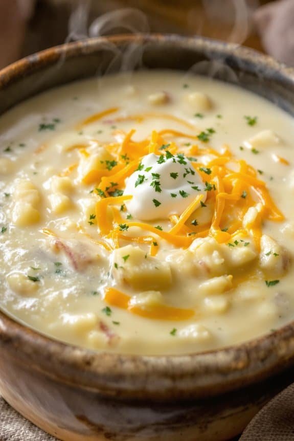 creamy loaded potato soup