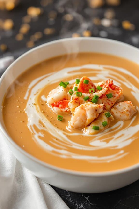 creamy lobster bisque recipe