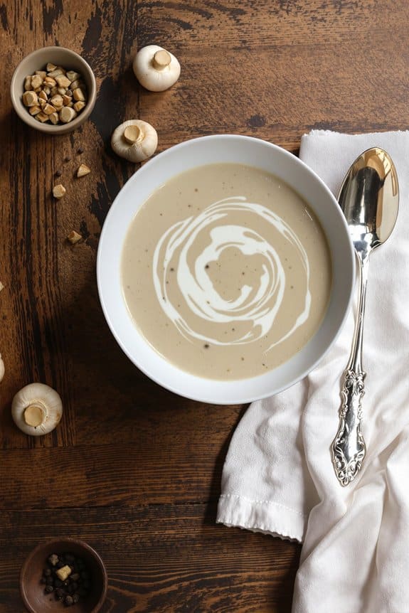 creamy mushroom soup recipe