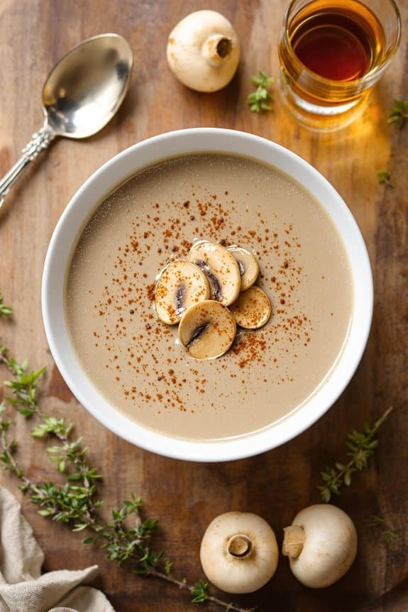 creamy mushroom soup recipe